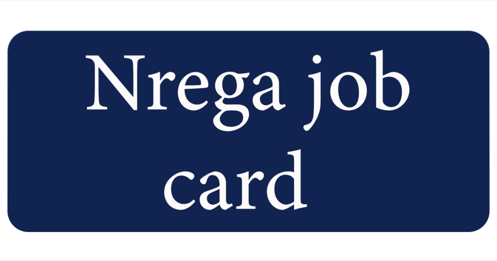 Nrega Job Card